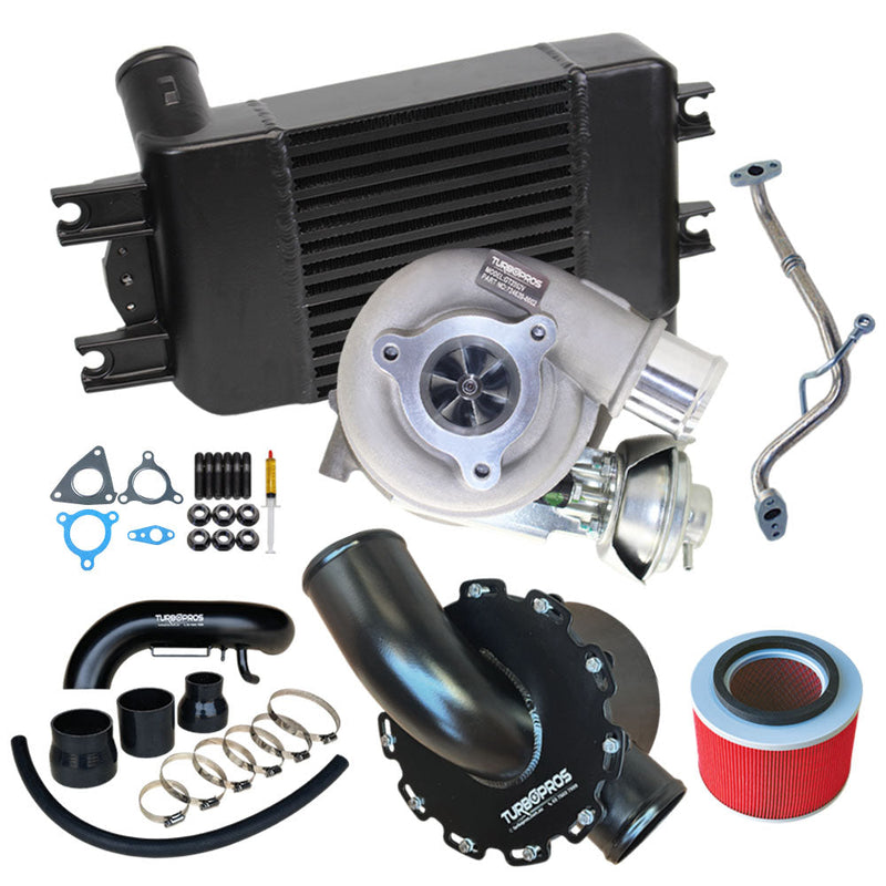 Load image into Gallery viewer, Upgrade Turbo, Intercooler, Airbox and Piping Kit For Nissan Patrol ZD30 3.0L 2007 Onwards