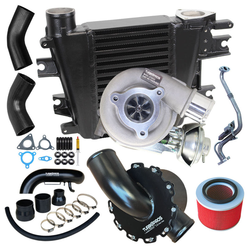 Load image into Gallery viewer, Upgrade Turbo, Intercooler, Airbox and Piping Kit For Nissan Patrol ZD30 3.0L Fits Late DI 01/2002-12/2006