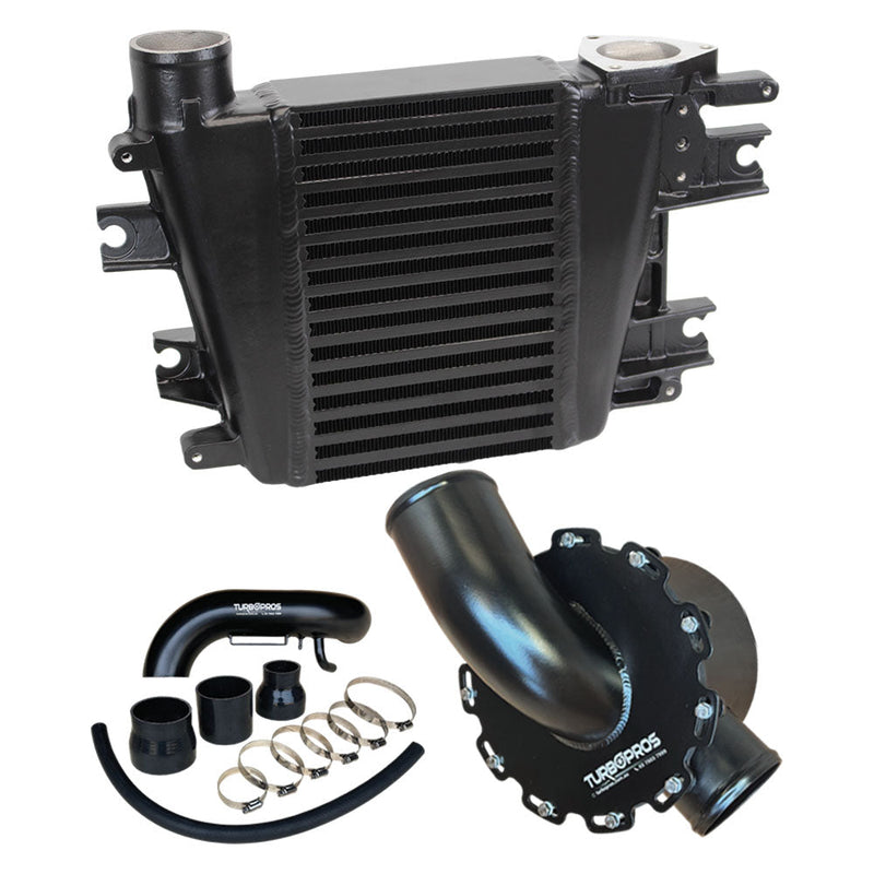 Load image into Gallery viewer, Upgrade Aluminium Intercooler, Airbox and Piping Kit For Nissan Patrol ZD30 3.0L Direct Injection 2000-2007