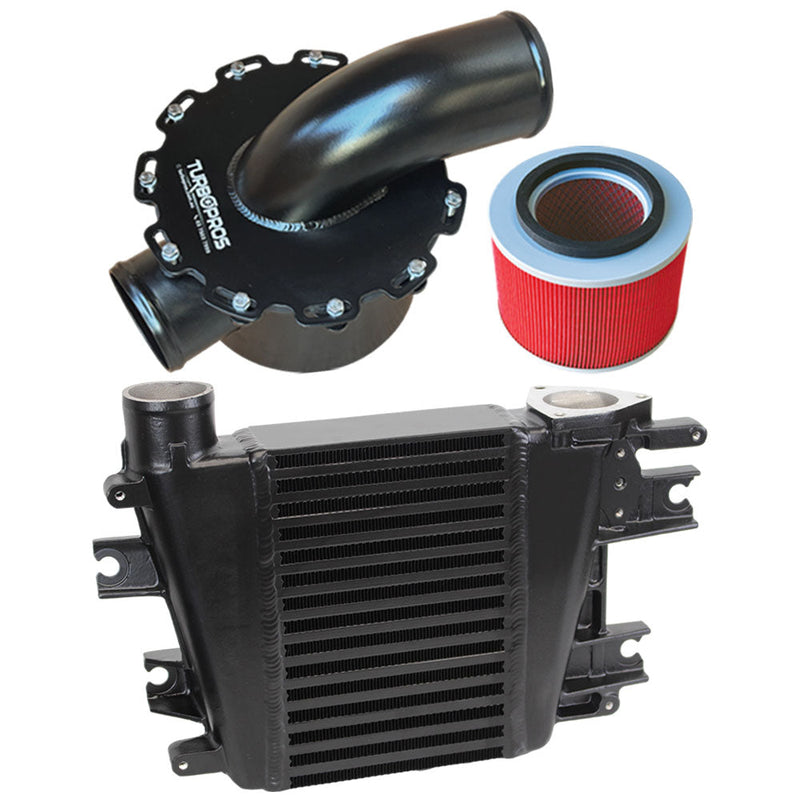 Load image into Gallery viewer, Upgrade Aluminium Intercooler and Air Box For Nissan Patrol ZD30 3.0L Direct Injection 2000-2007