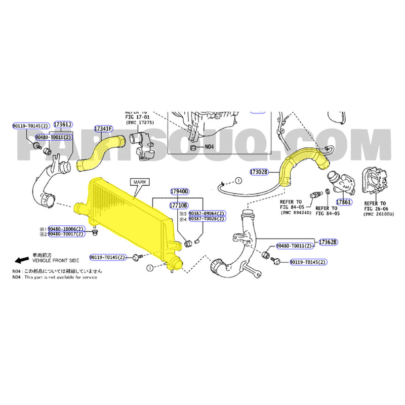 Load image into Gallery viewer, Premium Intercooler & Hoses For Toyota Fortuner 1GD-FTV 2.8L 2020-2023
