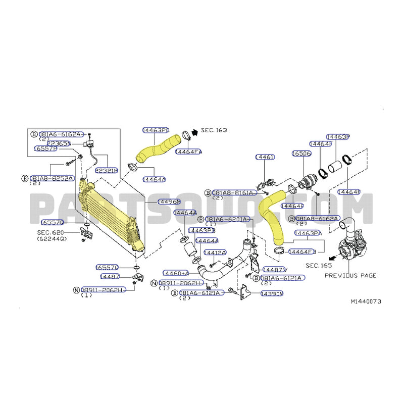 Load image into Gallery viewer, Premium Intercooler & Hoses For Nissan Navara D40 YD25 2.5L