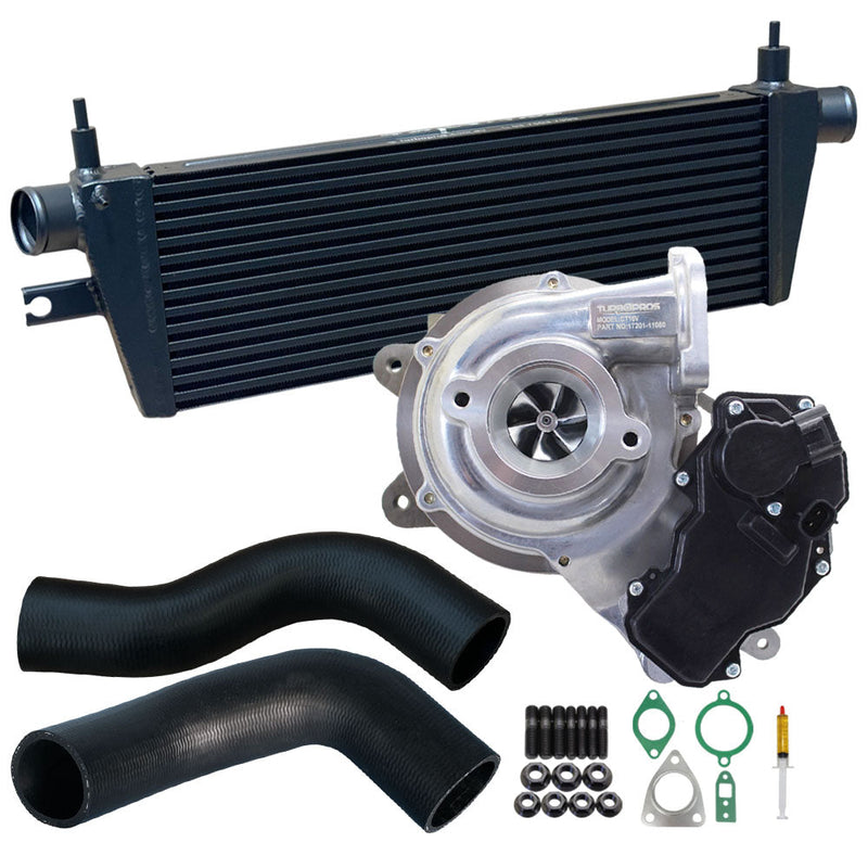 Load image into Gallery viewer, Upgrade Billet Turbo Charger With 52mm Intercooler & Hoses For Toyota Fortuner 1GD-FTV 2.8L 2015-2020