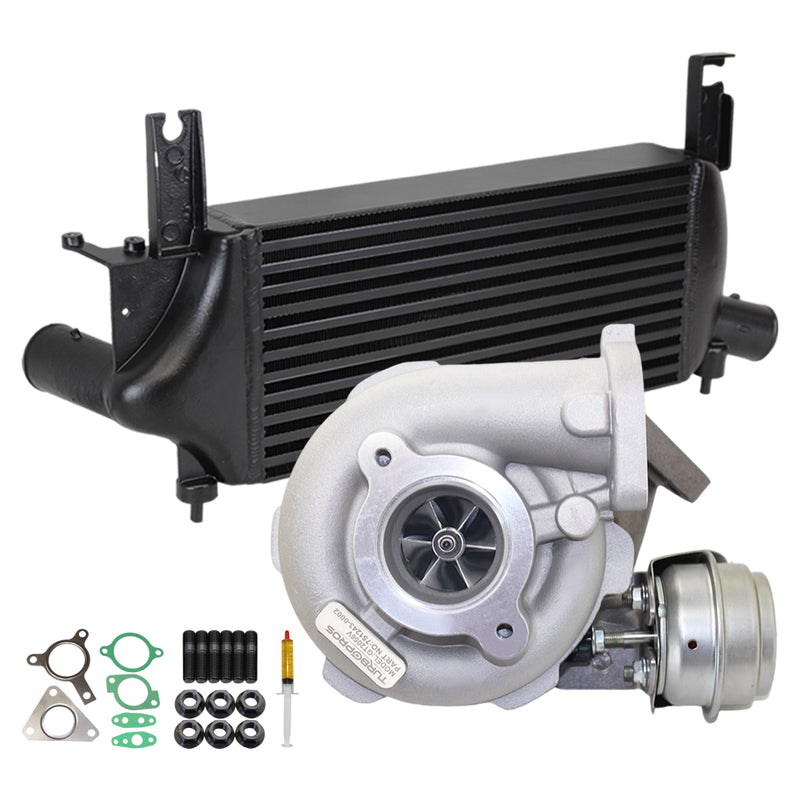 Load image into Gallery viewer, Upgrade Billet Turbo Charger With 75mm Intercooler For Nissan Pathfinder R51 YD25 2.5L 3 Bolts