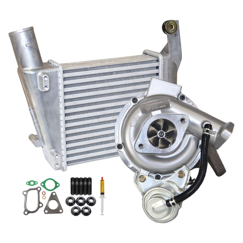 Load image into Gallery viewer, Upgrade Billet Turbo Charger With 63mm Intercooler For Nissan Navara D22 YD25 2.5L