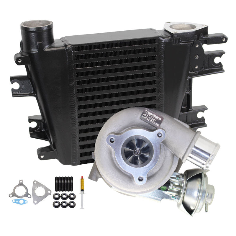 Load image into Gallery viewer, Upgrade Billet Turbo Charger With 65mm Intercooler For Nissan Patrol GU ZD30 3.0L Direct Injection 2000-2007