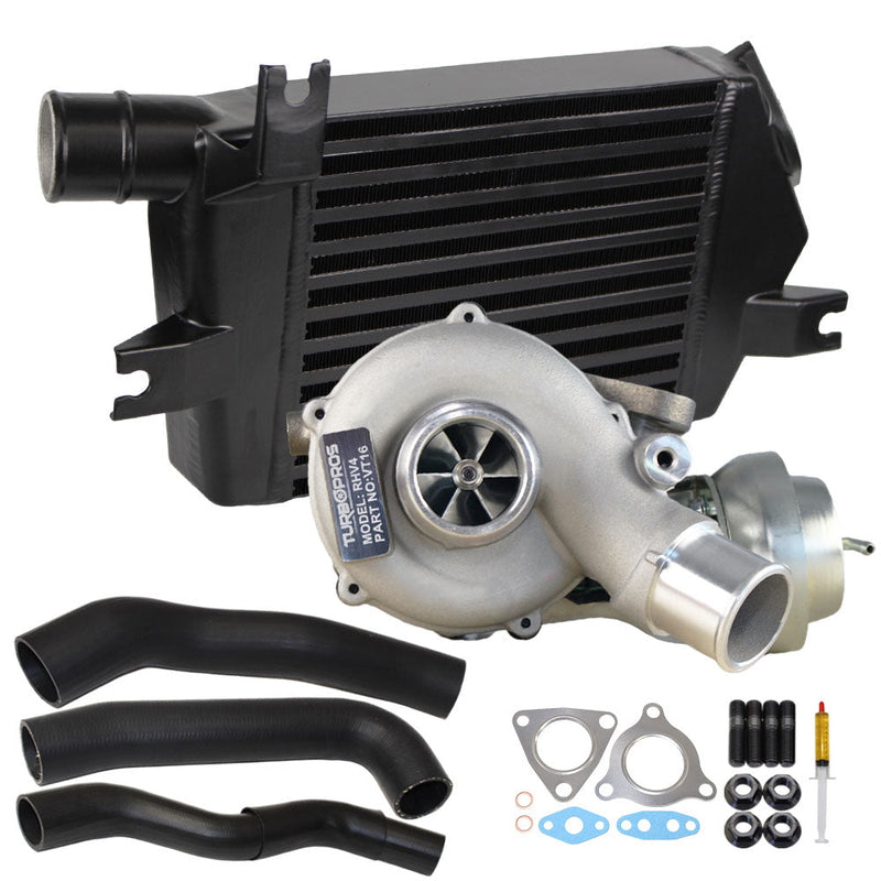 Load image into Gallery viewer, Upgrade Billet Turbo Charger With 60mm Intercooler & Hoses For Mitsubishi Triton MN 4D56 2.5L VT16