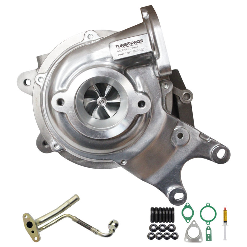 Load image into Gallery viewer, Upgrade Billet Turbo Charger With Genuine Oil Feed Pipe For Toyota Fortuner 1GD-FTV 2.8L