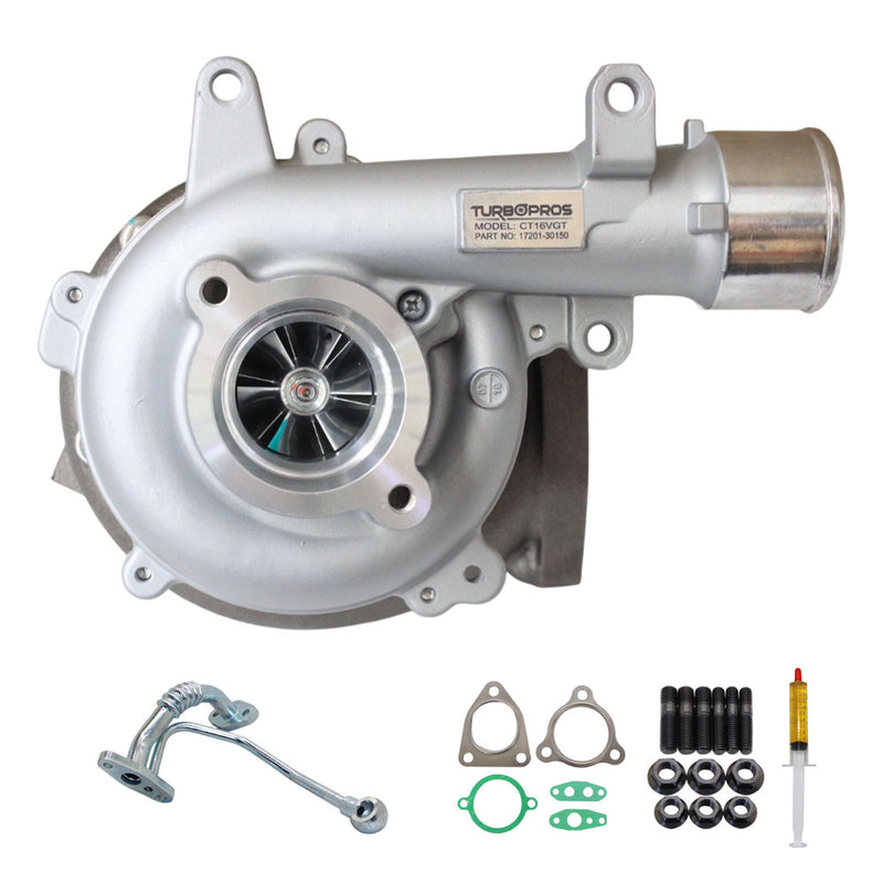 Load image into Gallery viewer, Upgrade Billet Turbo Charger With Genuine Oil Feed Pipe For Toyota HiAce 1KD-FTV 3.0L