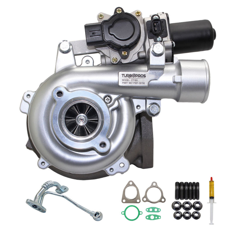 Load image into Gallery viewer, Upgrade Billet Turbo Charger With Genuine Oil Feed Pipe For Toyota HiAce 1KD-FTV 3.0L