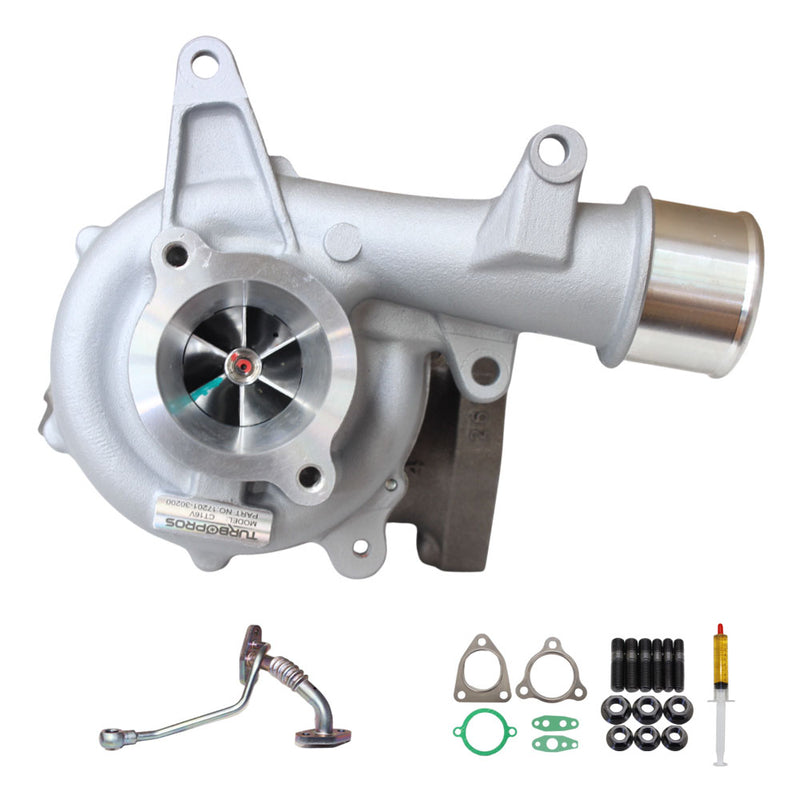 Load image into Gallery viewer, Upgrade Billet Turbo Charger With Genuine Oil Feed Pipe For Toyota HiAce 1KD-FTV 3.0L VB35