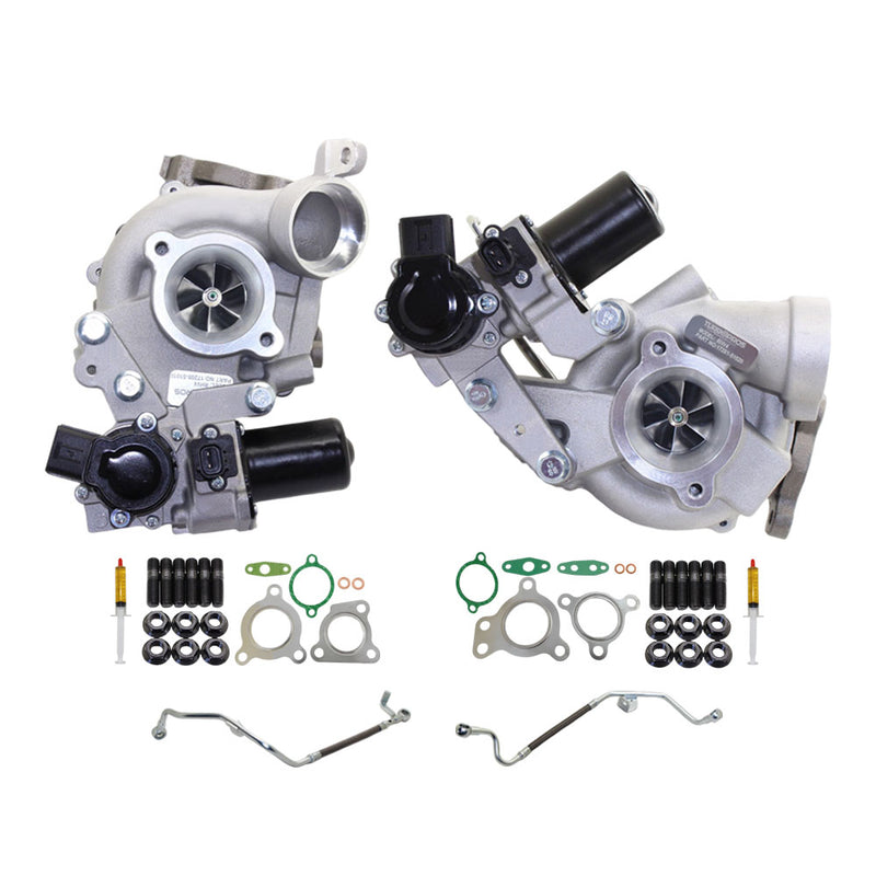 Load image into Gallery viewer, Upgrade Billet Turbo Charger With Genuine Oil Feed Pipe For Toyota LandCruiser 200 Series VDJ200 1VD-FTV 4.5L