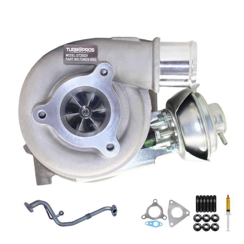Load image into Gallery viewer, Upgrade Billet Turbo Charger With Genuine Oil Feed Pipe For Nissan Patrol GU ZD30 3.0L Fits Early DI 2000-2002