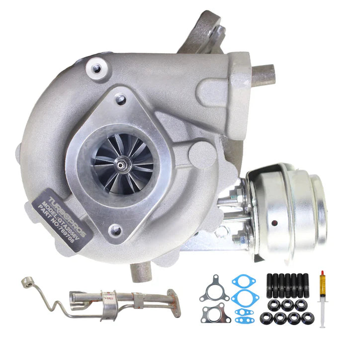 Load image into Gallery viewer, Upgrade Billet Turbo Charger With Genuine Oil Feed Pipe For Nissan Navara D40 YD25 2.5L