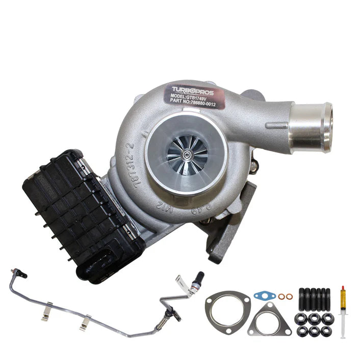 Load image into Gallery viewer, Upgrade Billet Turbo Charger With Genuine Oil Feed Pipe For Ford Transit/Transit Custom 2.2L FWD 786880-0021