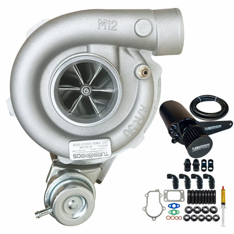 Load image into Gallery viewer, Upgrade Billet GT3576R Turbo Charger With AN8 Oil Catch Can For Ford Falcon FG XR6 / G6 / G6E Barra 4.0L 2008-2014