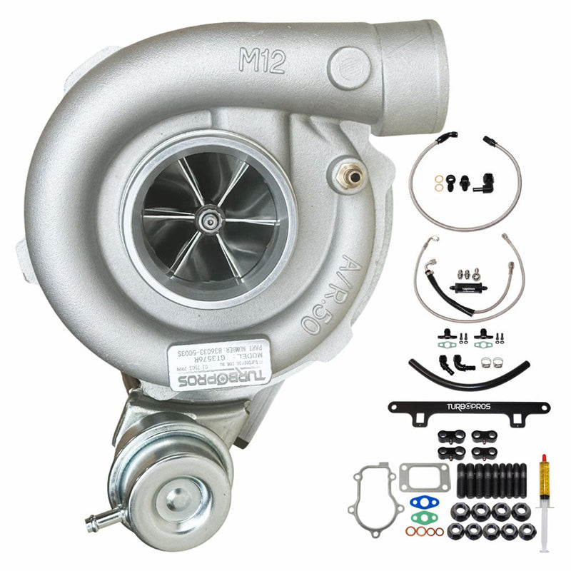 Load image into Gallery viewer, Upgrade Billet GT3576R Turbo Charger With Oil Feed, Return & Water Line And Bracket Kit For Ford Falcon FG XR6 / G6 / G6E Barra 4.0L 2008-2014