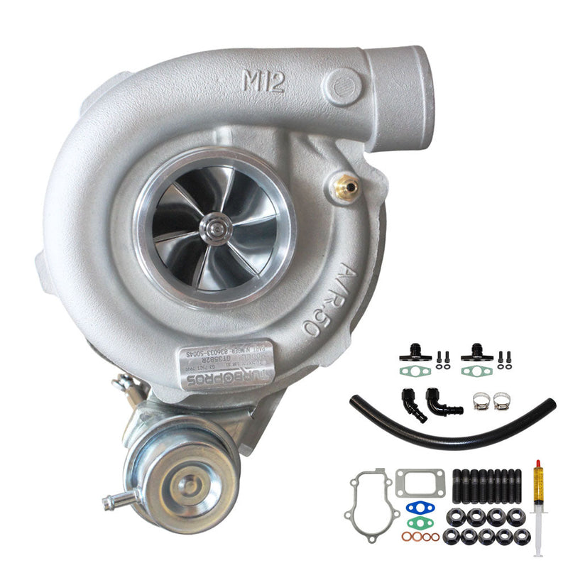 Load image into Gallery viewer, Upgrade Billet GT3582R Turbo Charger With Oil Return Line For Ford FPV FG F6 Barra 4.0L