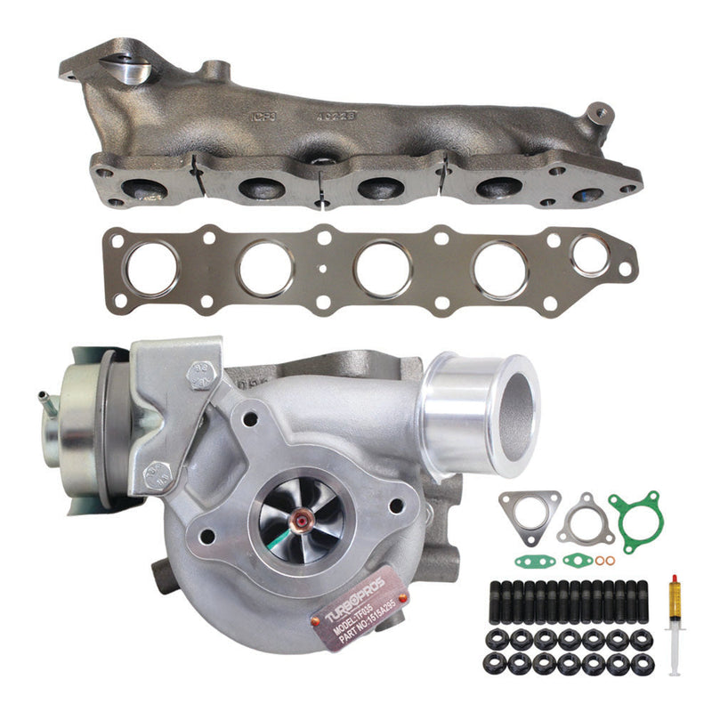 Load image into Gallery viewer, Upgrade Billet Turbo Charger With Genuine Exhaust Manifold, Gasket & Stud Kit For Mitsubishi Pajero Sport/Triton MQ 4N15 2.4L