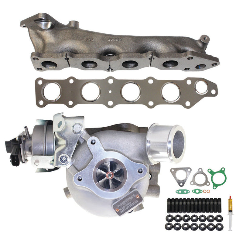 Load image into Gallery viewer, Upgrade Billet Turbo Charger With Genuine Exhaust Manifold, Gasket & Stud Kit For Mitsubishi Triton MR 4N15 2.4L 2019 Onwards