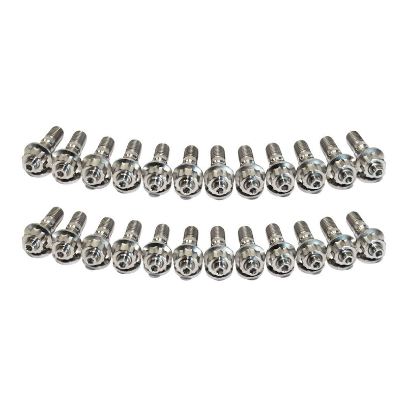 Load image into Gallery viewer, 24 Pcs M8x1.25x45mm Titanium Stud Kit for Manifold & Turbo