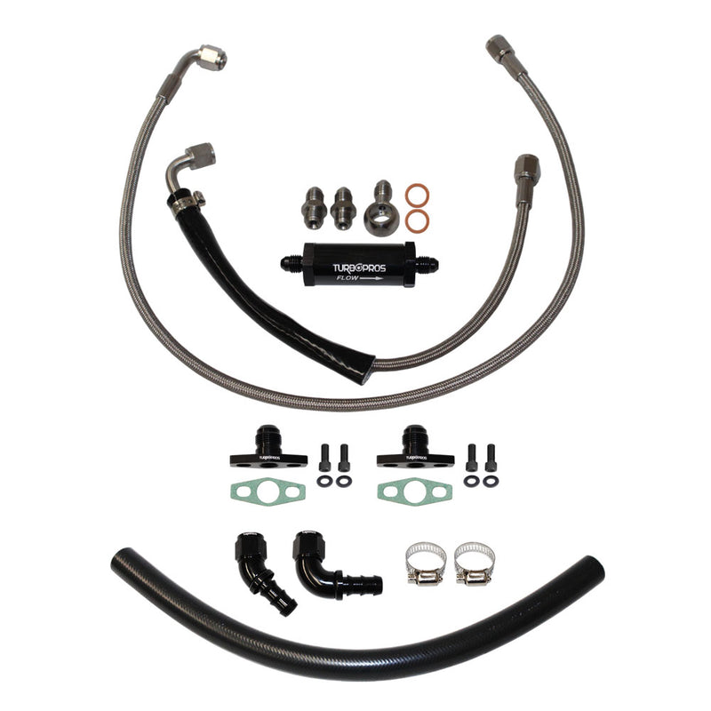 Load image into Gallery viewer, Turbo Pros Turbo Oil Feed & Return Line Kit For Ford Falcon XR6 BA/BF/FG Barra 4.0L
