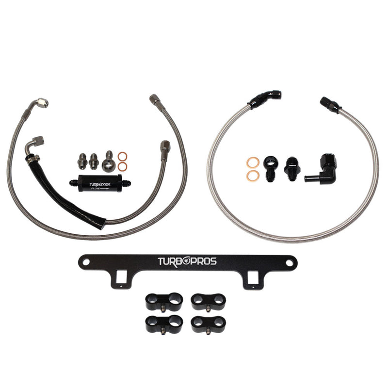 Load image into Gallery viewer, Turbo Pros Turbo Oil Feed Line, Water Line & Support Bracket Kit For Ford Falcon XR6 BA/BF/FG Barra 4.0L