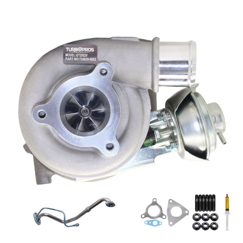 Load image into Gallery viewer, Upgrade Billet Turbo Charger With Genuine Oil Feed Pipe For Nissan Patrol GU ZD30 3.0L