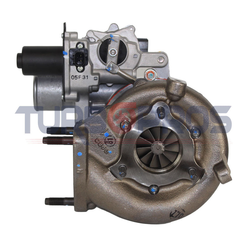 Load image into Gallery viewer, Genuine Turbo Charger With Genuine Oil Feed Pipe For Toyota Landcruiser Prado 1KD-FTV 3.0L 17201-30160
