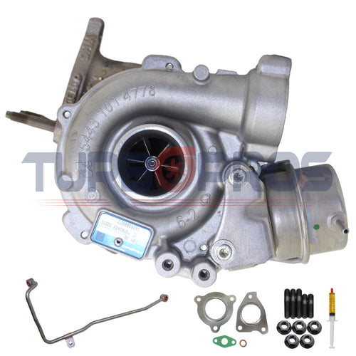Genuine BV38 Turbo Charger With Genuine Oil Feed Pipe For Mercedes Benz C200 R9M 1.6L 54389700001