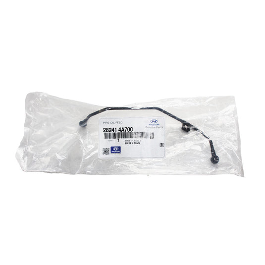 Genuine Turbo Charger Oil Feed Pipe With Gaskets For Hyundai iLoad/iMax D4CB 2.5L 2012 Onwards