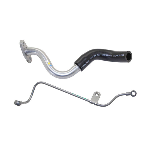 Genuine Turbo Charger Oil Feed, Return Pipe & Return Hose With Gaskets For Mitsubishi Challenger/Triton MN 4D56 2.5L