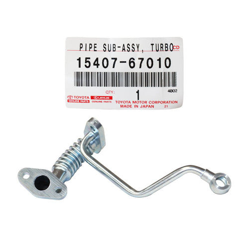 Genuine Turbo Charger Oil Feed & Return Pipe With Gaskets For Toyota Land Cruiser/Prado/HiAce/4Runner/Hilux 1KZ-TE 3.0L