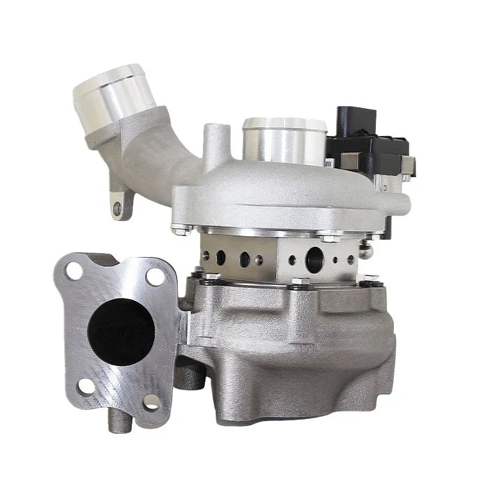 Load image into Gallery viewer, Upgrade Billet Turbo Charger With 75mm Intercooler &amp; Hoses And Genuine Oil Feed Pipe For Nissan Navara D40 / Pathfinder R51 YD25 2.5L 2010 Onwards
