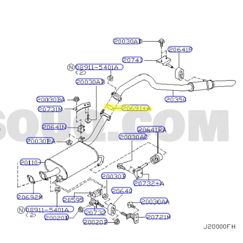 Load image into Gallery viewer, Permaseal Exhaust Flange Gasket For Nissan Patrol GU ZD30 3.0L
