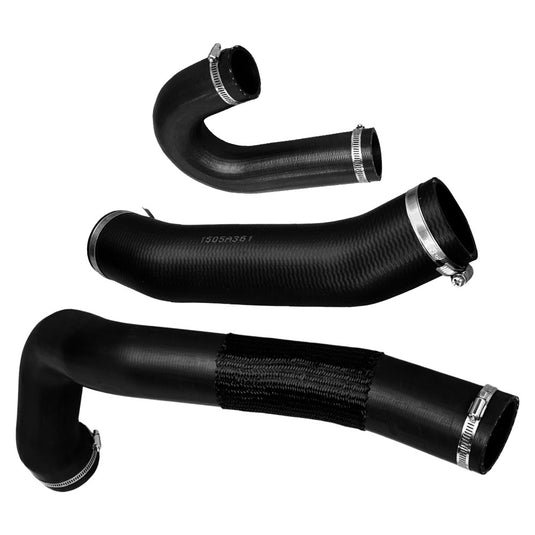 Upgrade Aluminium 64mm Intercooler & Hoses For Mitsubishi Pajero 4M41 3.2L