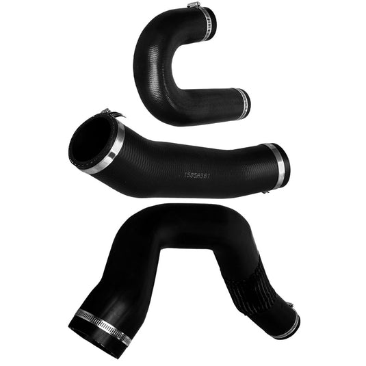 Upgrade Aluminium 64mm Intercooler & Hoses For Mitsubishi Pajero 4M41 3.2L
