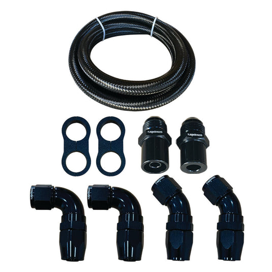 Upgrade Billet GT3582R Turbo Charger With AN8 Oil Catch Can For Ford Falcon FG FGX XR6/G6E Barra 4.0L
