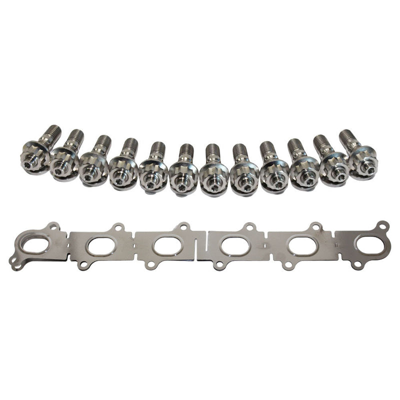 Load image into Gallery viewer, Permaseal Exhaust Manifold Installation Titanium Stud &amp; Gasket Kit For Ford Falcon XR6 BA/BF/FG Barra 4.0L
