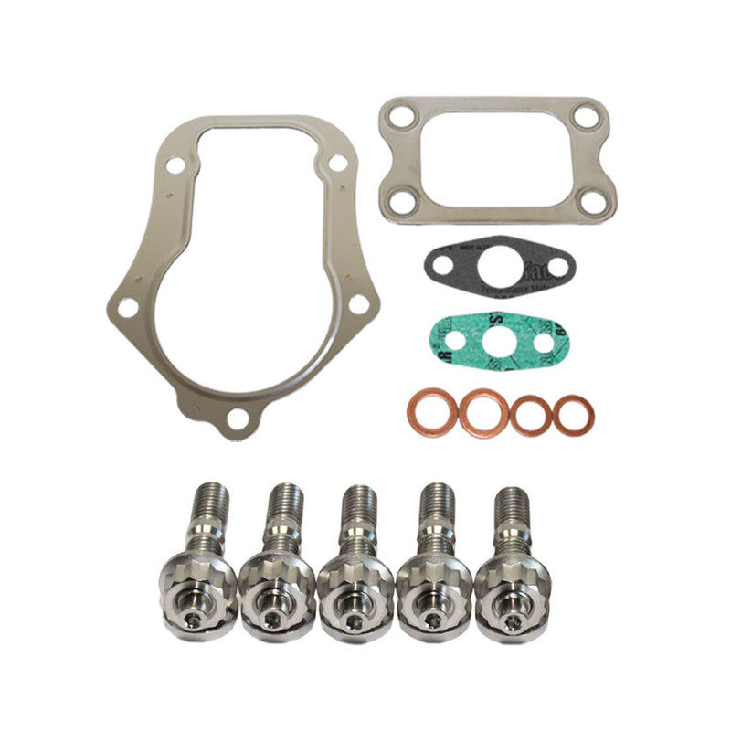 Load image into Gallery viewer, Permaseal MLS-R Turbo To Dump Pipe Installation Titanium Stud &amp; Gasket Kit For Ford Falcon XR6 BA/BF/FG Barra 4.0L
