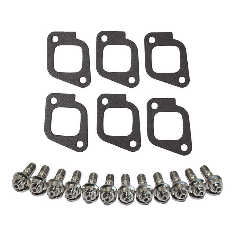 Load image into Gallery viewer, Permaseal Exhaust Manifold Titanium Stud &amp; Gasket Kit For Nissan Patrol GQ Y60 TD42 4.2L

