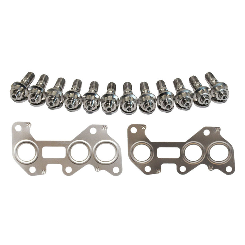 Load image into Gallery viewer, Permaseal Exhaust Manifold Titanium Stud &amp; Gasket Kit For Toyota Chaser JZX100 1JZ-GTE 2.5L Twin Turbo 1996/09-2000
