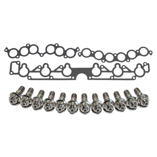 Permaseal Intake Manifold Titanium Stud & Gasket Kit For Holden Calais VL RB30E / RB30ET 3.0L