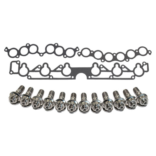 Permaseal Intake Manifold Titanium Stud & Gasket Kit For Holden Berlina VL RB30E / RB30ET 3.0L