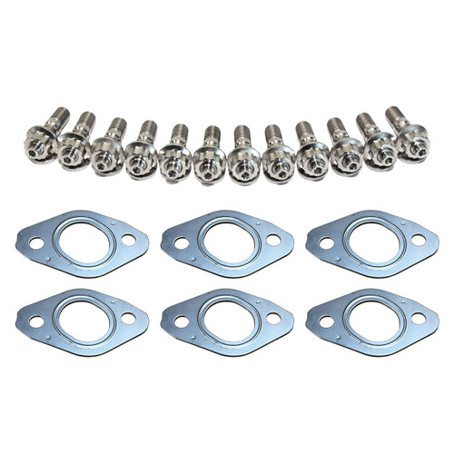Permaseal MLS-R Exhaust Manifold Titanium Stud & Gasket Kit For Nissan Skyline R32/R33/R34 RB20DE/RB20DET/RB25DE/RB25DET 2.0L/2.5L
