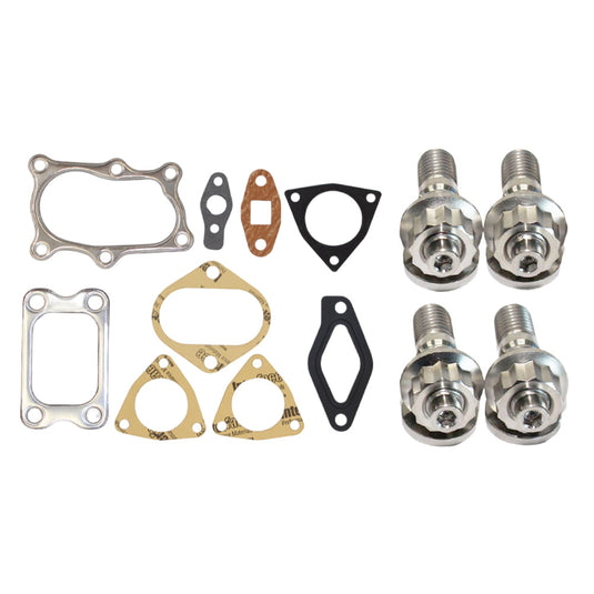 Permaseal MLS-R Turbo To Manifold Installation Titanium Stud & Gasket Kit For Nissan Cefiro RB20DET 2.0L