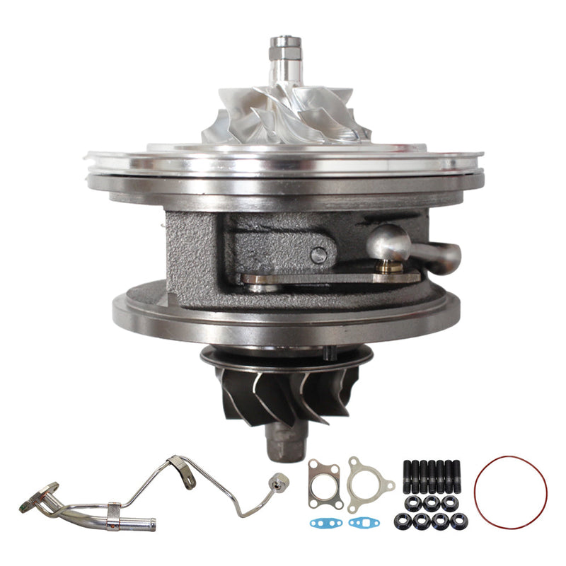 Load image into Gallery viewer, Upgrade Billet Turbo Cartridge CHRA Core With Oil Feed Pipe For Nissan Navara D40 / Pathfinder R51 YD25 2.5L 2010 Onwards

