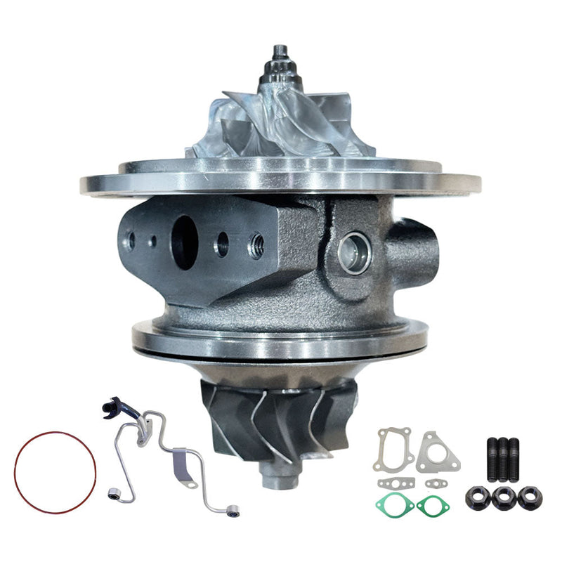 Load image into Gallery viewer, Upgrade Billet Turbo Cartridge CHRA Core With Oil Feed Pipe For Nissan Patrol GU RD28 2.8L
