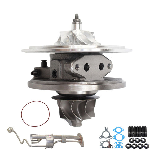 Upgrade Billet Turbo Cartridge CHRA Core With Oil Feed Pipe For Nissan Pathfinder R51 YD25 2.5L 4-Bolt