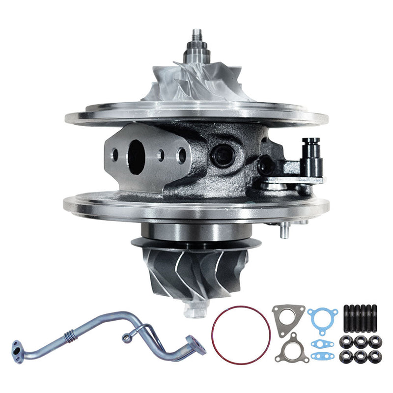 Load image into Gallery viewer, Upgrade Billet Turbo Cartridge CHRA Core With Oil Feed Pipe For Nissan Patrol GU ZD30 3.0L Fits Early DI 2000-2002
